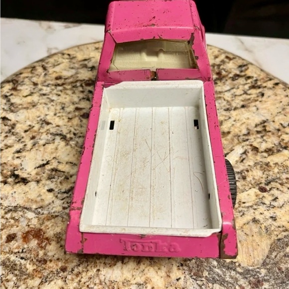 Tonka • Vintage • 1970’s • Pink • Pickup • Pressed Steel 9” • Truck - Picture 8 of 12